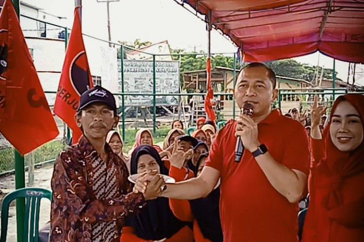 Acara Tasyakuran Pemagaran SOR Caleg Incumbent Nyumarno Bersatu Dengan