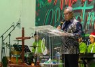 Hadiri Perayaan Natal GPdI Jemaat Ekklesia Serui, Penjabat Bupati Yapen Ajak Masyarakat Menjadi Duta Duta Damai