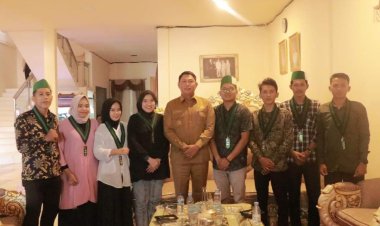 Hairan Sambut Kunjungan Silaturahmi Pengurus HMI Tanjabbarat