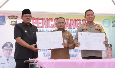 Bersama Kapolres Bupati Canangkan Kampung Nelayan Bebas Narkoba