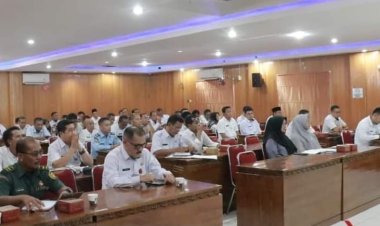 Pemkab Gelar Rapat Persiapan Peringatan HUT RI Ke-78 dan HUT Tanjabbar Ke-58