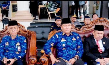 Wabup Tanjabbar Ikuti Upacara Hari Bhayangkara ke-77