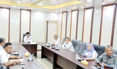 Bupati Tanjabbar Ikuti Rakornas Wasin Tahun 2023 Secara Virtual