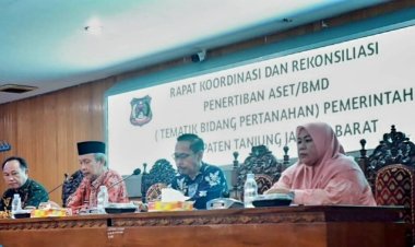 Sekda Tanjabbar Buka Rakor dan Rekonsiliasi Penertiban Aset/BMD