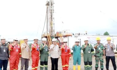 Bupati Tanjabbar Hadiri Seremoni Pemboran Sumur SKK Migas-Petrochina