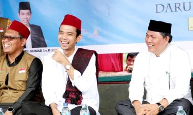 Wabup Tanjabbar Hadiri Tabligh Akbar Bersama UAS di Desa Purwodadi