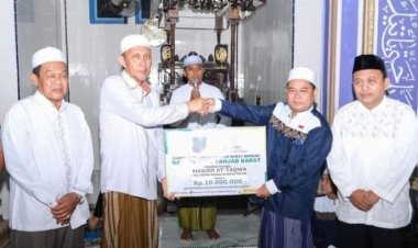 Sekda Tanjabbar Safari Ramadan ke Masjid At-Taqwa Tanjung Benanak