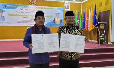 Bupati Tanjab Barat dan Ketua STIKBA Jambi Teken Kesepakatan Kerja Sama Pengembangan SDM