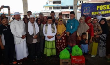 Bupati Tanjab Barat Dampingi Gubernur Jambi Tinjau Lokasi Kebakaran di Pelabuhan Ampera Kuala Tungkal
