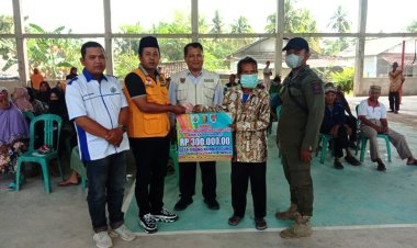 Desa Sidang Kurnia agung Cairkan Bantuan tunai BLT DD