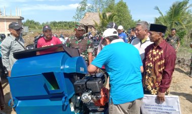 BUPATI TANJUNG JABUNG BARAT HADIRI TANAM PADI PERDANA