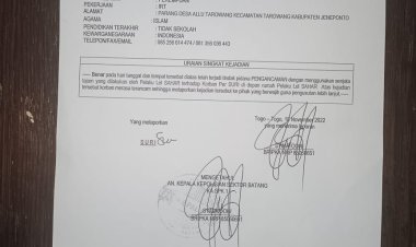 Diduga Lakukan Pengerusakan Dan Pengancaman, Sahar Dilapor Polisi