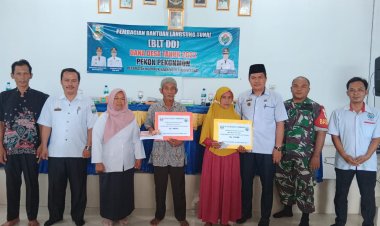 Peratin Pekon Pekonmon Arwansyah, SPD," Giat Salurkan BLT-DD Dan Musrenbang Des