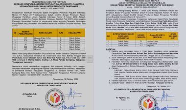 Tes Panwaslu Kecamatan Terkesan Hanya Formalitas