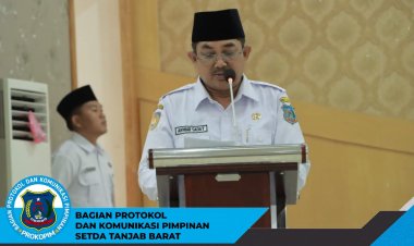 Bupati Buka Rakor Pelayanan Publik Tahun 2022 di Lingkungan Pemkab Tanjab Barat