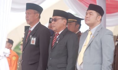 Sekda Tanjab Barat Hadiri Upacara HUT ke-77 TNI