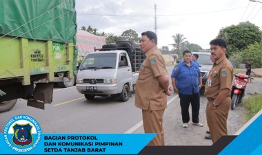 Langgar Jam Beroperasi, Wabup Hairan Stop Truk Batu Bara