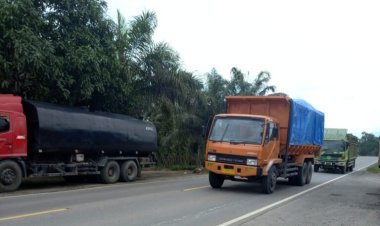 Usai Di Sosialisasi kan Wabub, Armada Batu Bara Tetap Exis Melintas Di Jalan Lintas Timur