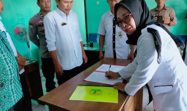 Serah Terima Jabatan (Sertijab) Dari PJ Ke kepala Pekon Terpilih