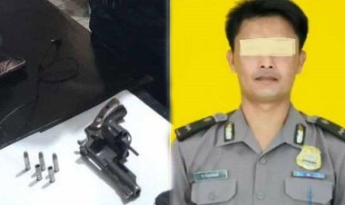 Polisi di Lampung Tengah Tembak Rekannya Sendiri Sesama Polisi