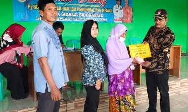 Desa Sidang Sidorahayu Kembali Salurkan BLT DD Tahap Tiga Periode Juni  Agustus dan September