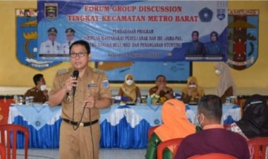 Focus Group Discussion (Fgd) Wali Kota Metro Sebagai Narasumber Tingkat Kecamatan