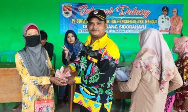 Pemerintah Desa Sidang Rahayu, Kecamatan Rawa Jitu utara Gelar Vaksin Tahap Tiga Sekaligus Pembagian BTL DD