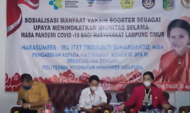 Sosialisasi Germas dan viksin boster di adakan oleh wakil rakyat dari partai PDI.P.Dapil dua Lampung