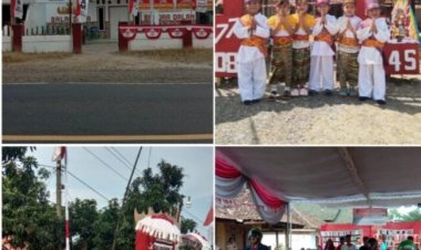 Perayaan HUT ke-77 RI di Desa Bandar Dalam, Sidomulyo, Berlangsung Meriah