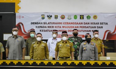 Ketua DPRD & Walikota Metro, Ikuti Acara Silaturahmi Kebangsaan Secara Virtual