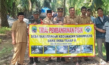 DARI DANA DESA TAHAP 2 YANG DI ALOKASIHKAN UNTUK KETAHANAN PANGAN DESA SUKA BANJAR UTAMAKAN JALAN INFRASTRUKTUR
