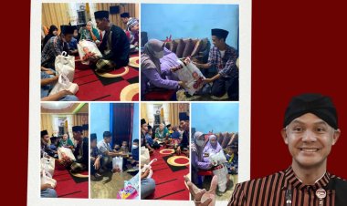 Orang Muda Ganjar Lampung salurkan pembagian Al Quran dalam memperingati Tahun Baru Islam 1444 H