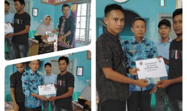 Pemerintah Pekon Penanggungan Kembali Bagikan Bantuan Langsung Tunai