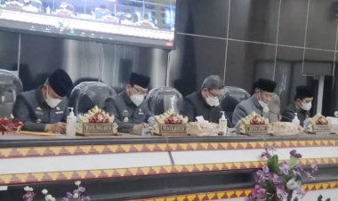 DPRD Kota Metro Rapat Paripurna Raperda APBD Tahun Anggaran 2021