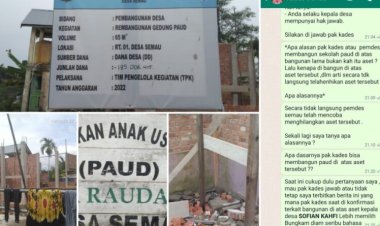 Carut Marut Pembangunan di Semau, Diduga Kades Selewengkan Dana Desa TA 2022