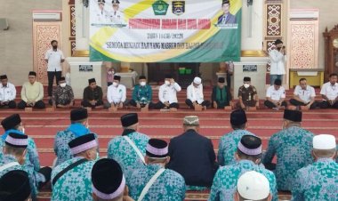 Wakil Ketua DPRD Kota Metro Bersama Walikota Sambut Kepulangan Jamaah Haji