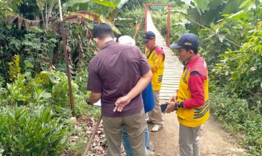 Jembatan Gantung Desa Rulung Mulya Kecamatan Natar Akan Segera Terealisasi