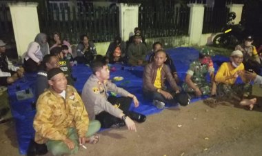 WUJUD DARI TIGA PILAR POLSEK TRIMURJO LAKUKAN APEL DAN PATROLI SKALA BESAR DI TERITORIALNYA