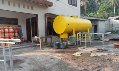 Perusahaan/Workshop Pembuatan Tengki di Desa Tarahan Diduga Tidak Mengantongi Izin dari Pemkab Lamsel
