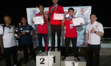 SMA Negeri 1 Kupang Meraih Juara Renang Danlantamal VII Cup