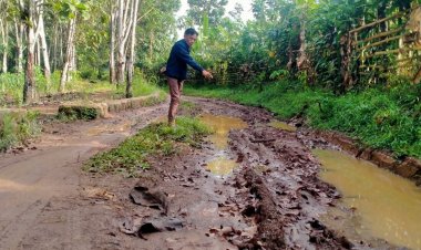 Jalan Penghubung Pesawaran_Lamsel Rusak Parah!! Masyarakat Minta Jalan Tersebut diperbaiki Segera!!!