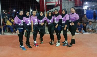 Tim Putri SPVC Sidorejo Menang Telak dari Tim Reville Katibung di Turnamen Bola Voli Sidorejo Cup 2022