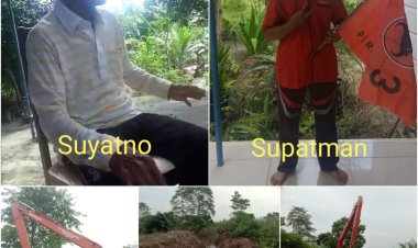 Polemik Normalisasi Alur Parit didesa Kandangan, Pengurus DPC PDIP Batu Bara temui kadernya