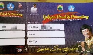 Kades di Lamsel "Wajib" Membeli Tiket Kegiatan IMTF Gebyar PAUD Parenting, Yang Bersumber dari Dana Desa