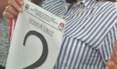 Panitia PILkakon Pekon Kota Agung,Tetapkan Nomer Urut Calon Kepala Pekon