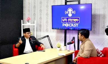 Hadir Menjadi Narasumber Podcast UM Metro, Walikota Inginkan Kota Metro Dapat Terus Membangun Pendidikan