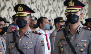 Kapolres Lamsel Pimpin Sertijab, Jabatan Wakapolres dan 4 Kapolsek