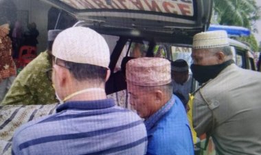 Polsek Air Joman Polres Asahan bersama Bintara Noken Polda Papua Melayat Kerumah Duka Warga yang Meninggal Dunia