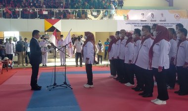 Jajaran Pengurus Komite Olahraga Nasional Indonesia (KONI)Tanggamus Masa bakti 2022_2026 Resmi di Lantik