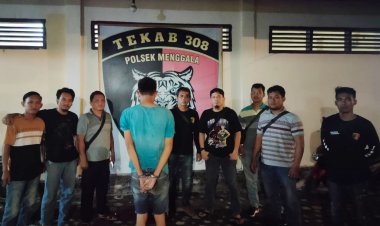 Polisi Tangkap Warga Menggala Selatan Yang Jadi Buronan Kasus Curat di Penawartama